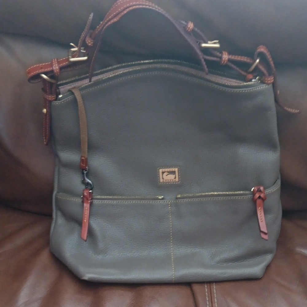 Dooney & Bourke Brown and Tan Shoulder Bag